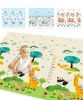 Eco-friendly custom printed Children Carpet Foldable kids Baby Play Mat child crawling Mat for Childrens Room