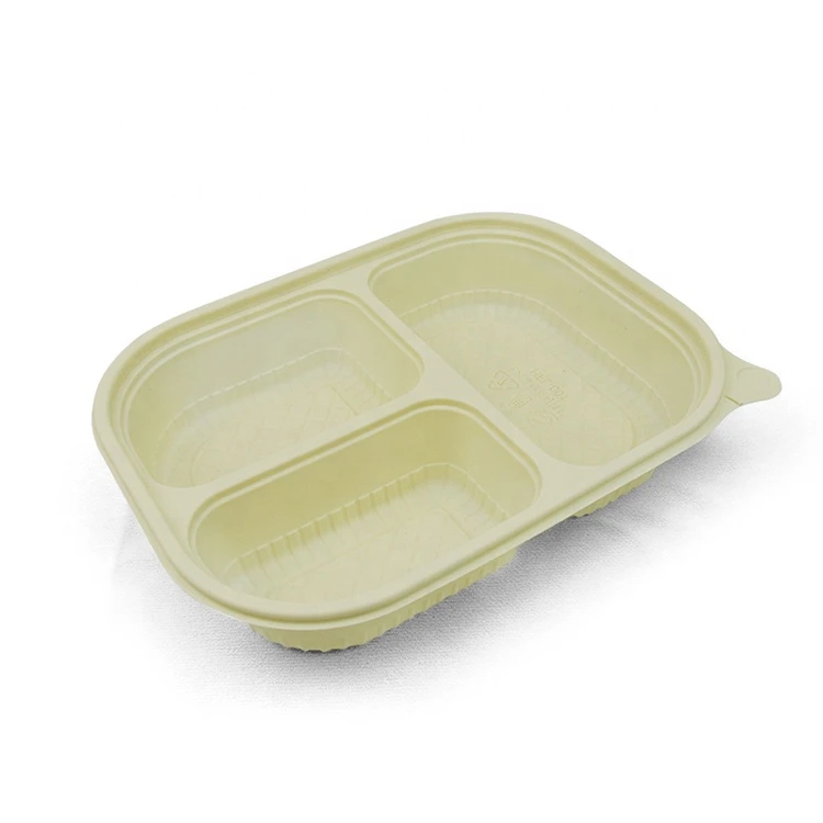 Eco-friendly Packaging Box Biodegradable Disposable Corn Starch Food Box