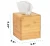 Import Eco Friendly Pull Cube Dispenser Decorative Storage Organizer Bamboo Tissue Box from China