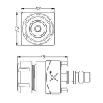 EDM lock Tsui chuck electrode holder collect holder in other machine tools accessories