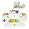 Educational intelligent instruments kids  piano with cow shape sorter 2 in1 keyboard musical toy electronic organ