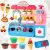 Educational PlayDough clay Toy Colorful Clay With Ice Cream Machine color clay manufacture amazon hot sale