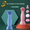 Electric Face Cleansing Brush Facial Massager 4 Heads Silicone Handle Facial Cleaner Blackhead Remover Deep Cleaning Face Care