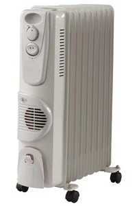 electric oil filled radiator heater with fan