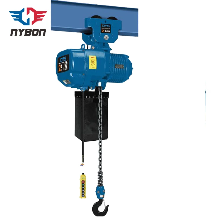 Electric travelling  electric chain hoist 5ton for sale