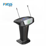 Electronic education equipment/multimedia office furniture/rostrum interactive lectern/kiosk with 22inch touch smart podium