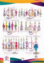Elegant wedding glass crystal bottle handmade glass classic Handmade Glass Craft