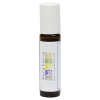 Empty Amber Roll-On Bottle with Writeable Label, 0.31 oz by Aura Cacia