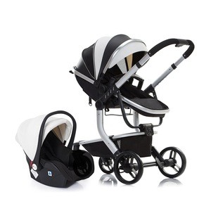 EN 1888 approved luxury high landscape baby stroller 3 in 1 with car seat