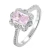Import Engagement Rings for Women Fashion 925 Sterling Silver Jewelry emerald cut rings from China