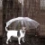 Import Epsilon Dog Walking Waterproof Clear Cover Built-in Leash Rain Sleet Snow Pet Umbrella Pet Products from China