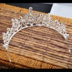 European and American Baroque Crystal Crown Tiara Diamond Wedding Bridal Tiara For Accessories