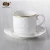 Import European Ceramic Gold Plated Porcelain Coffee Tea Sets with Teapot Arita Cups with Saucer from China