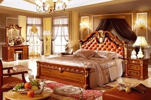 European Classical Bedroom Furniture Set CDB-516#