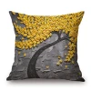 European hot sale home decoration pillow cover back cushion covers oil tree pillow case high quality