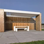 European standard motorized Aluminum Pergola for sunshine house