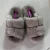 Import European Station Real Fur Mink Shoes Ladies Fur Slides Flat Heel Slippers For Women from China