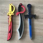 EVA Pirate Sword Shield Set Soft Children Cosplay Anime Movie Show Toy Weapons Kit Kids Game Foam Toy Gifts