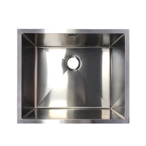 Everpro 204 Wholesale 304 stainless steel kitchen hand sink utility single bowl brushed  cheap stainless steel kitchen