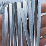 Factory custom 9cm length 5mm width flat nose bridge aluminum strip