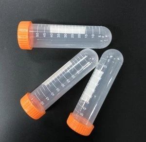 Factory direct disposable plastic 50ml screw mouth bottom centrifuge tube