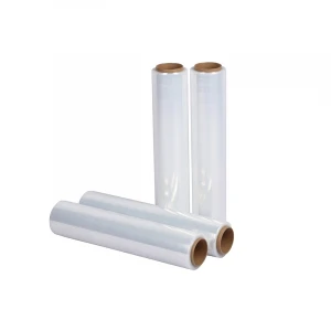 Factory Direct Transparent Roll Stretch Hand Packaging Strech Film 18 Wrap PE Plastic Film