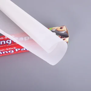 Factory Food Grade Greaseproof Custom Size Silicone Paper Baking Paper For Cooking High Temperature Parchment Paper Sheet