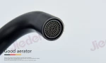 Factory full set SUS304 stainless steel kitchen sink mixer faucet black finish (SS07_black)
