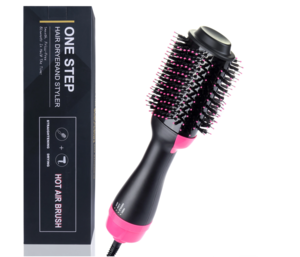 Factory high quality best electric hair curling brush styler blow dry