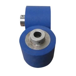 Factory manufacture precision industrial rubber roller shaft roller rubber shaft roller