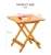 Import Factory Price  Bamboo folded table dine  simple dining table from China