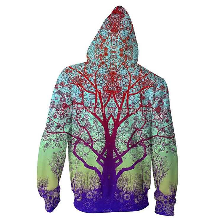 Factory price design your own 100% full sublimation polyester hoodie