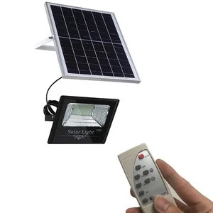 Factory Price High Brightness IP67 Waterproof Outdoor Solar Led Flood Light with Remote