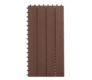 Factory price large-capacity interlocking plastic base deck tile composite tiles diy decking wpc hot sell Germany