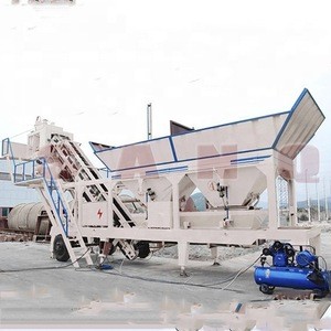 Factory price Mobile Cement Concrete Mixing Plant Series Mobile Concrete Batching Plant YHZS25 for Sale