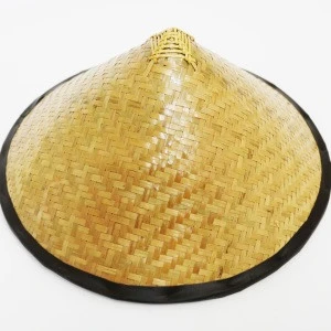 Factory price straw hats Vietnam wind water proof natural bamboo famers straw hat panama straw hat for sale