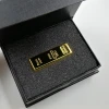 Factory produce customized OEM logo gold bar shaped usb stick 8gb 16gb pendrive gold custom usb flash drive