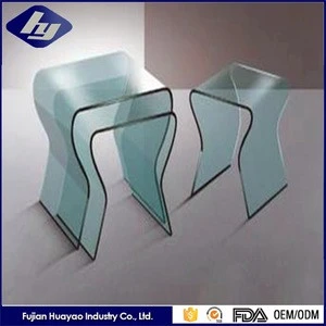 Factory sale flat curved 6+6mm 664 13.52mm color safety tempered laminated glass