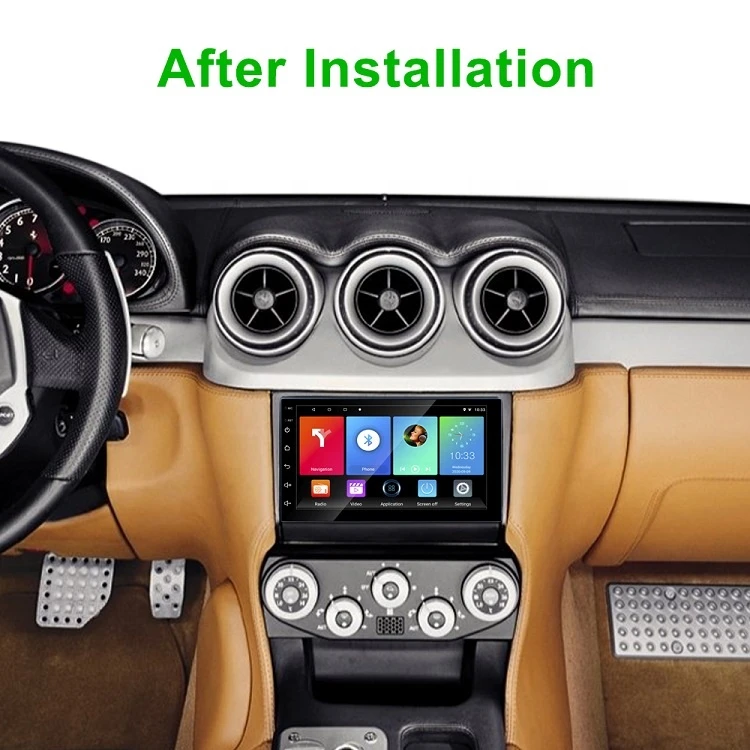 Factory Supply 1Din Car Stereo Android 9.1Car Video Multimedia Player Radio Navigation GPS Touch Screen 7 Inch 1 Din Headunit