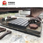 Factory supply Rubber railway pad under rail