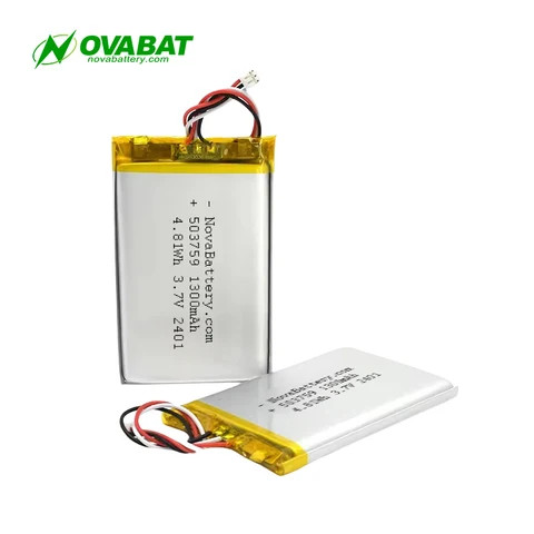 Factory supply wholesale price 503759 3.7V 1300mAh rechargeable lipo drone battery 803759 CB CE UN38.3