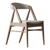 Factory Whole sales Modern simple solid wood backrest chair for home hotel restaurant cafe ash wood dining chair