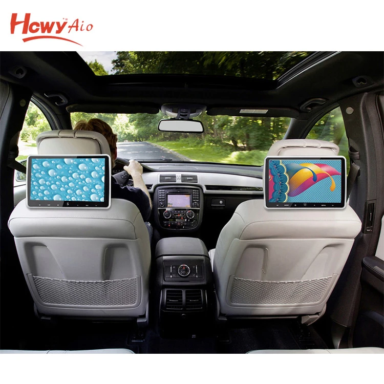 Factory Wholesale Car Monitor USB SD Card AV Input Car Display 10 inch Headrest Monitor