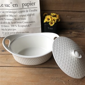 factory wholesale ceramic soup tureen with handle, good quality and cheap