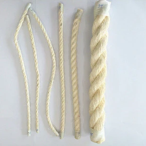 Factory wholesale packaging handcraft cord white thick sisal rope