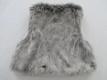 fake fur vest for baby jersey whole lining