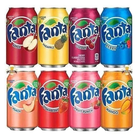 Fanta Exotic 330ml / Fanta Soft Drink (Slim) / Hot Product Soft Drink Fruity Fanta Fruit Soda