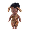 Farvision girl 12inch dolls hot sale African american black doll afro hair for kids