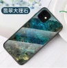 Fashion Marble Design Tempered Glass Mobile Phone case for iPhone 11 Back Cover