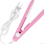 fashion portable plastic pc tourmaline ceramics sealing machine perm hair straightener curling iron